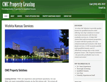 Tablet Screenshot of cmcpropertyleasing.com